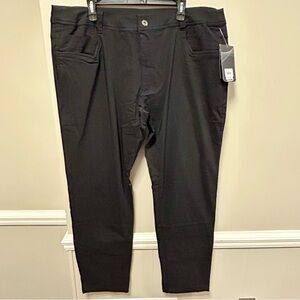 Swiss Alps Sz 40 Black Performance Pants 👖 NWT Stretch Sun Protection